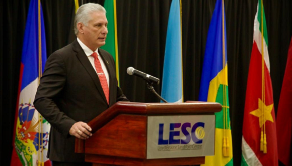 Diaz-Canel thanks Cuba for its solidarity at the 8th CARICOM summit (+ photos)
