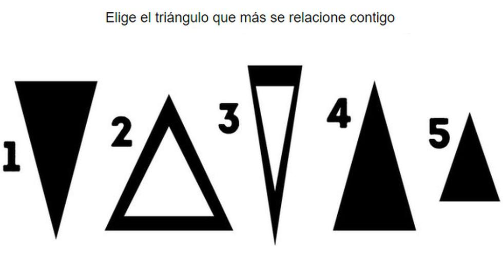 ➤ Which triangle do you like in this visual personality test will tell you how you think |  psychological test |  Viral Challenge |  Directions |  viral |  Challenge |  Mexico