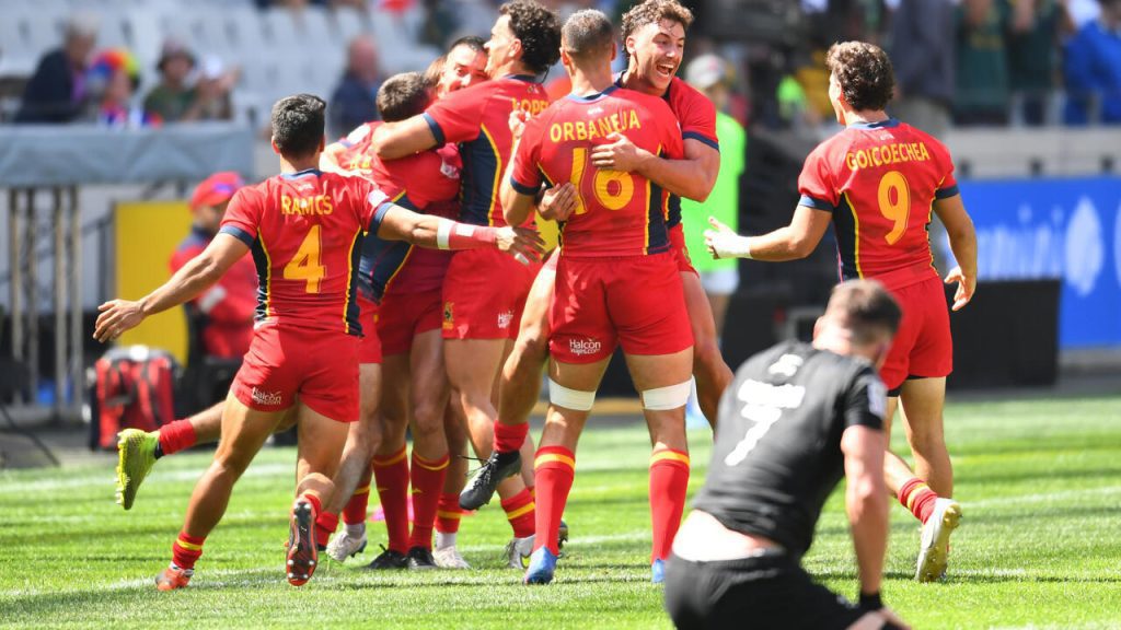 Spain shock New Zealand in World Rugby Sevens