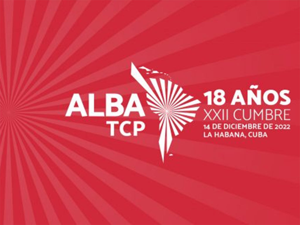 The 22nd ALBA-TCP Summit will be held in Cuba